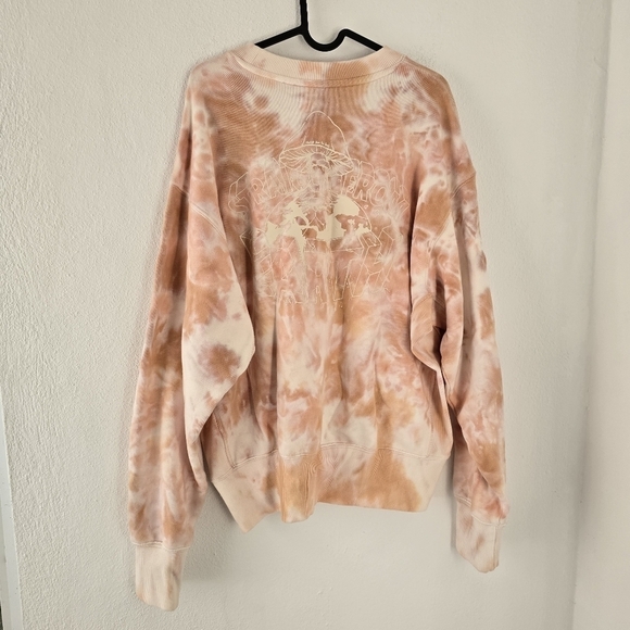 NWT H&M Edition by John Boyega Tie-dye Cotton Sweatshirt Pink Large - Picture 14 of 16